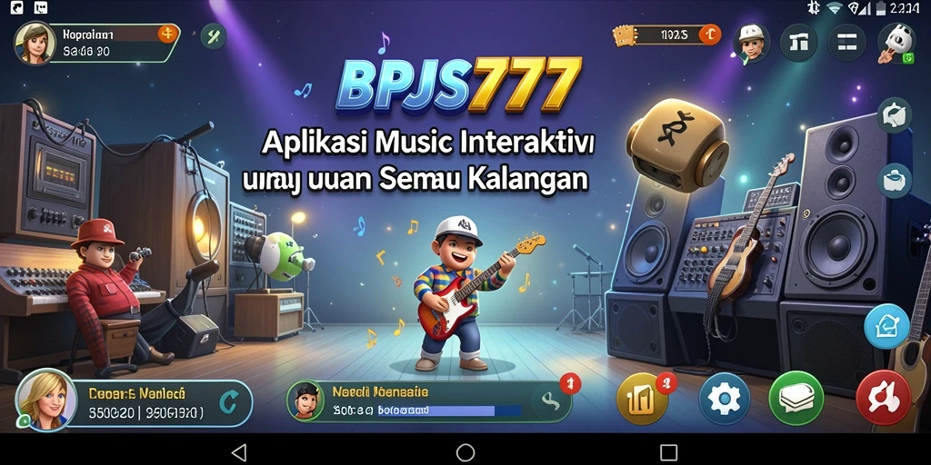 Tampilan gameplay interaktif dalam aplikasi BPJS777.