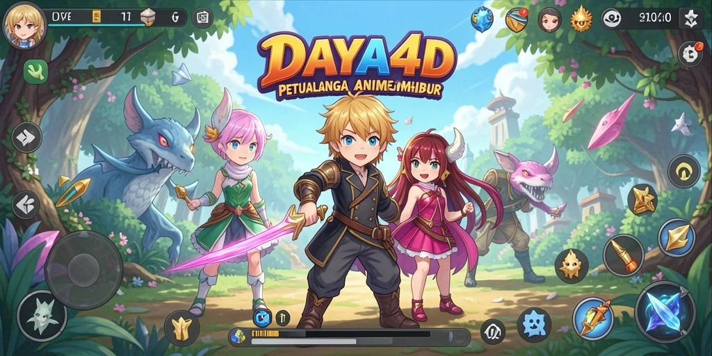 Tampilan gameplay menarik dari DAYA4D yang memukau.