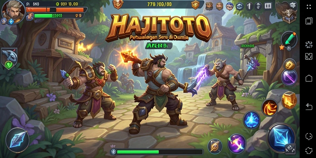 Tampilan gameplay seru dan mendebarkan di HAJITOTO.