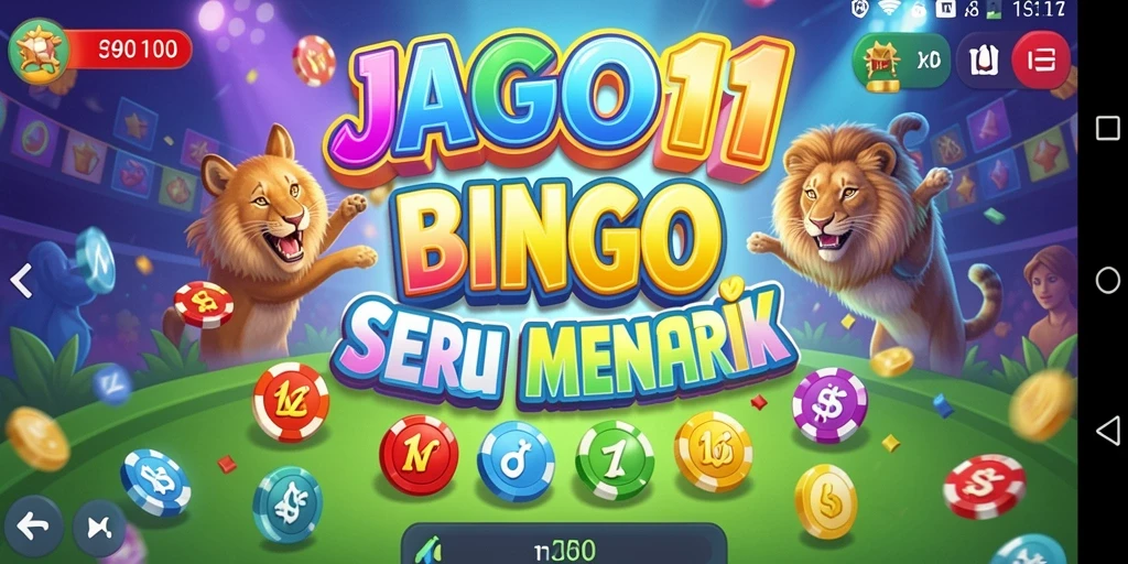 Screenshot utama JAGO11 menampilkan gameplay seru Bingo dengan grafis yang menarik.