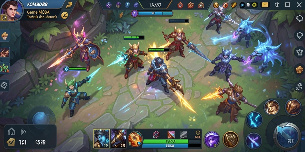 Tampilan menarik dari gameplay <strong>KOMBO88</strong> dalam aksi penuh strategi.