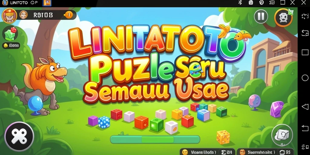 Tampilan gameplay LINITOTO dengan berbagai teka-teki menarik.