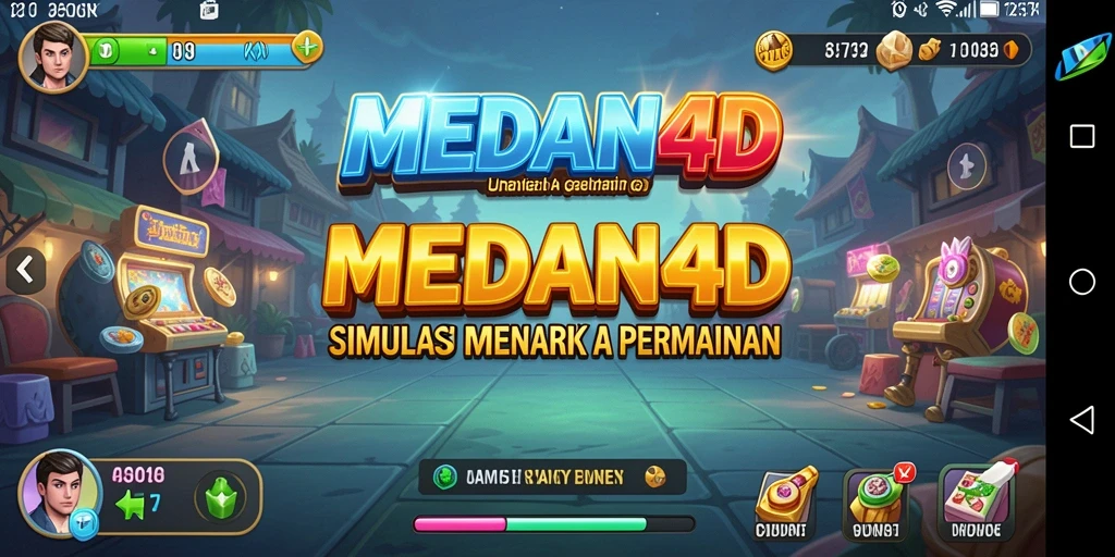 Tampilan gameplay MEDAN4D yang menarik dan penuh warna.