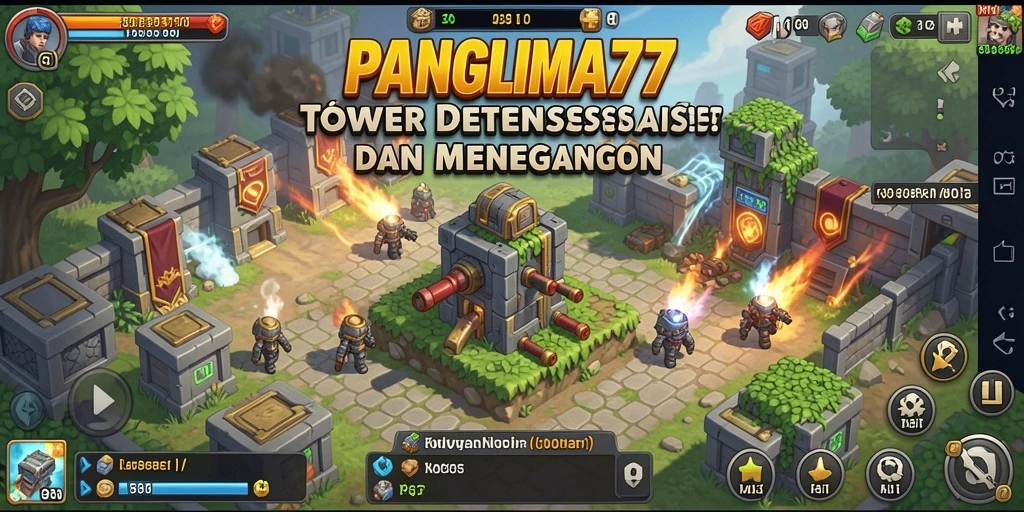 Tampilan gameplay seru dan menegangkan dari PANGLIMA77.