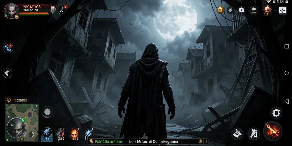 Menampilkan gameplay menyeramkan dengan elemen kejutan di setiap sudut.