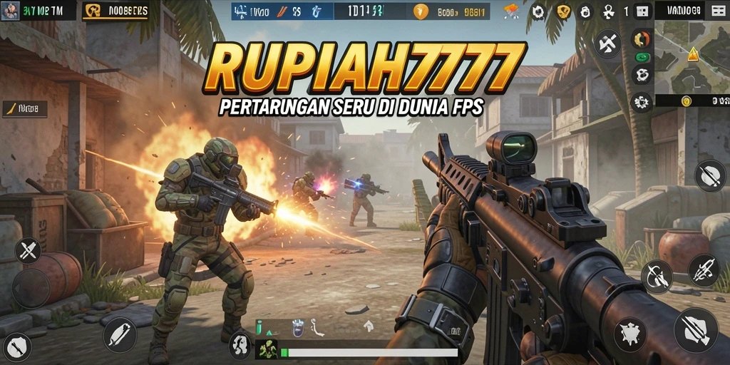 Tampilan gameplay intens dalam RUPIAH777 saat pertempuran sengit berlangsung.