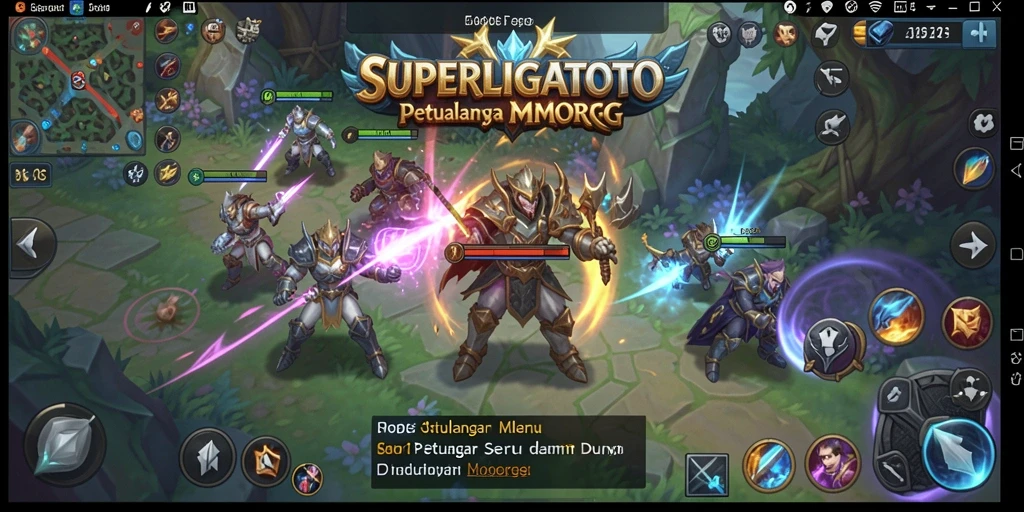Tampilan menarik dari gameplay <strong>SUPERLIGATOTO</strong> dengan karakter dan lingkungan yang memukau.