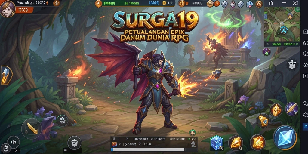 Tampilan gameplay SURGA19 yang menakjubkan di dunia RPG.