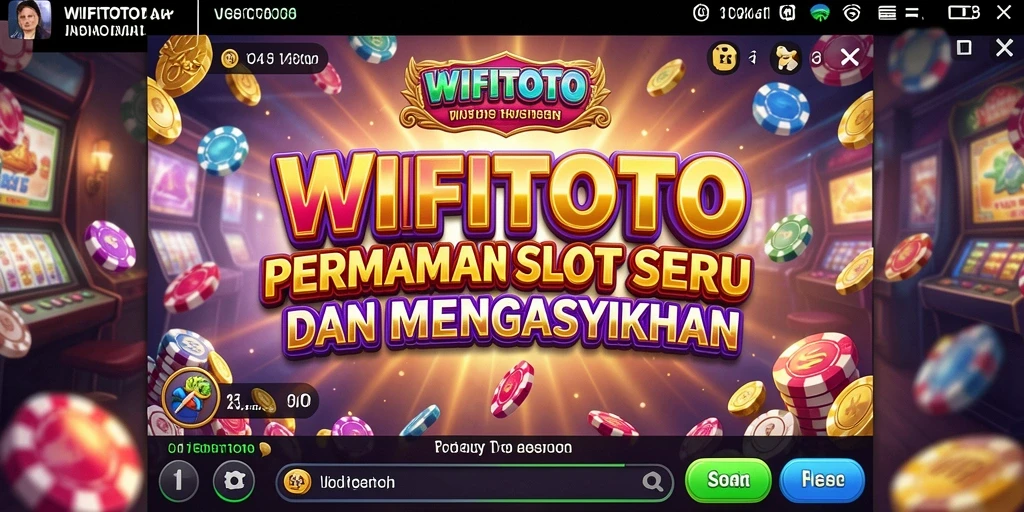 Gambar tampilan gameplay WIFITOTO yang menarik dan mendebarkan.